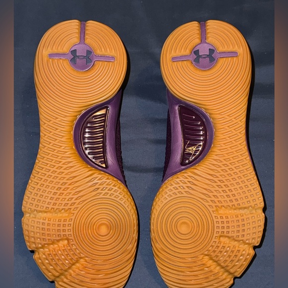 Under Armour Steph Curry 4 Low Merlot Size 14 New With Box (No Lid) - Picture 10 of 10